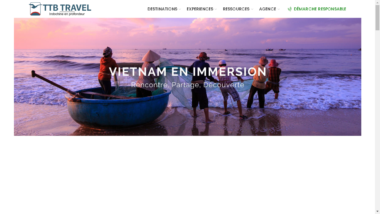 Capture d'écran de https://ttb-travel.com/